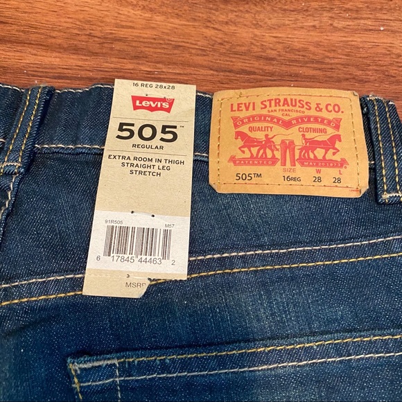 Levi’s Boys Jeans size 16 Regular - Picture 4 of 5